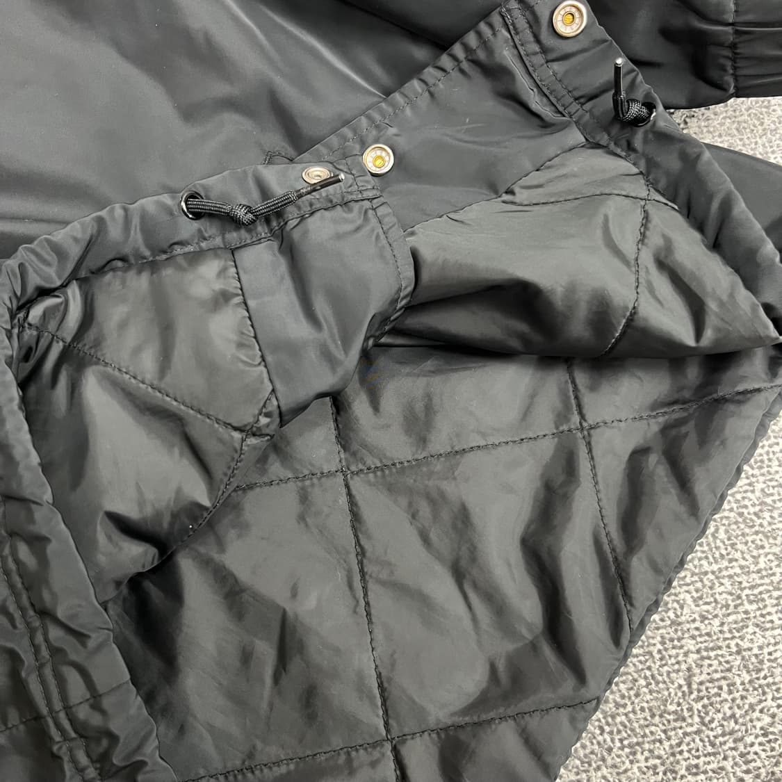 <오베이 백 로고 퀼팅 바람막이 자켓> No.1251 상품이미지8