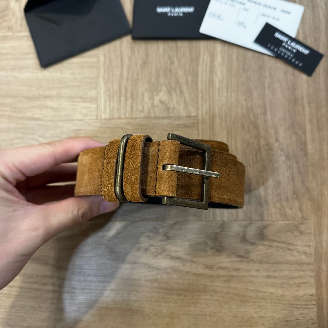 생로랑 스웨이드 벨트 상품이미지2