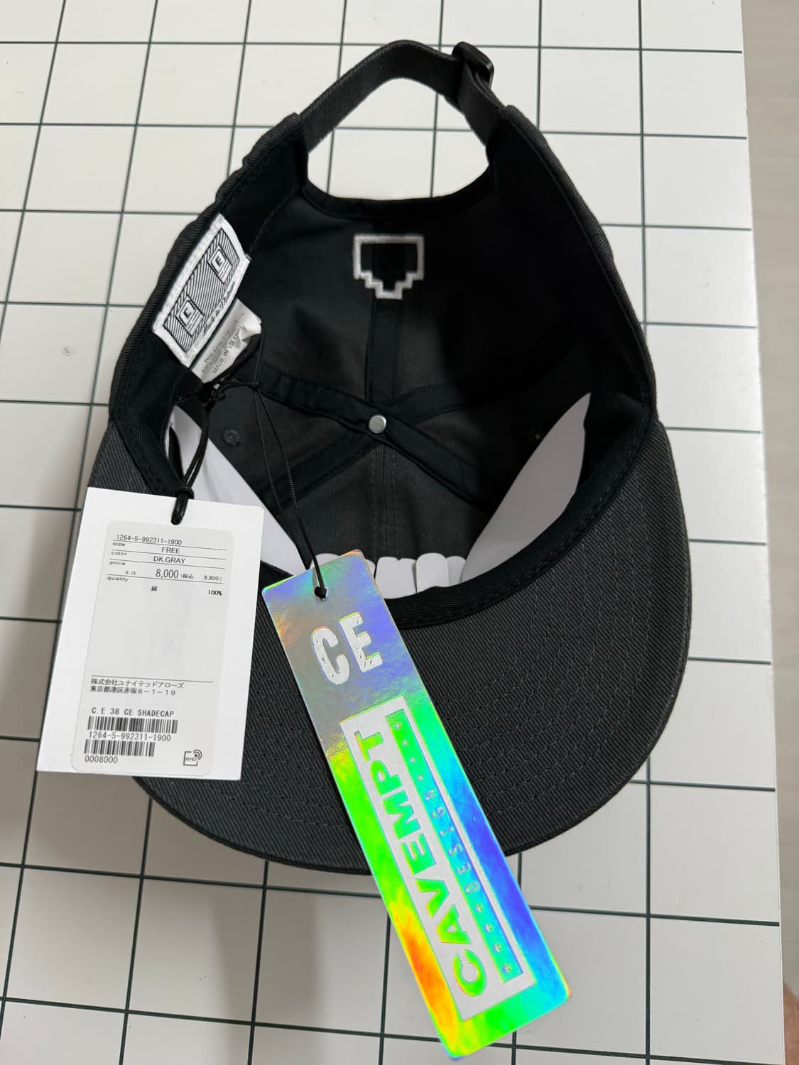 CAV EMPT 캡 모자 다크 그레이 새상품 상품이미지4
