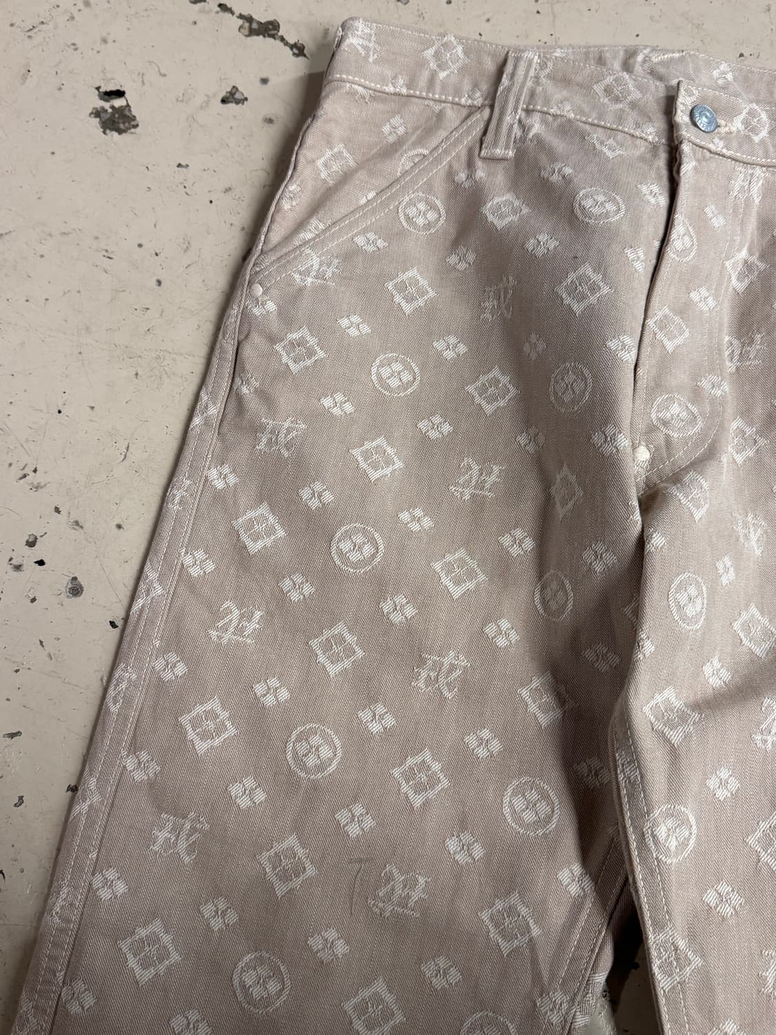 에비수 재팬 다이콕 모노그램 데님팬츠  상품이미지7