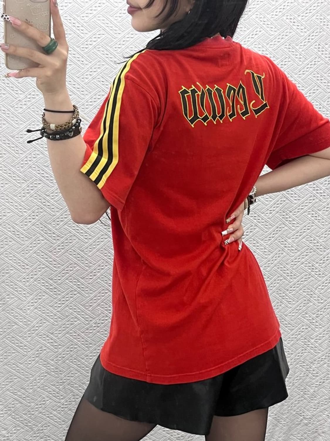 아디다스 올드스쿨 레트로 벨기에 삼선 반팔티 M C11437 상품이미지2