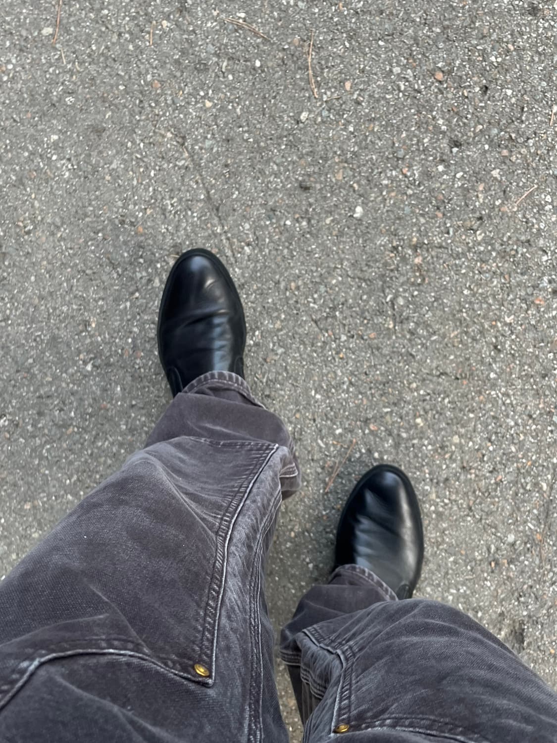 00s Prada All Black Laether Slip-on 상품이미지1