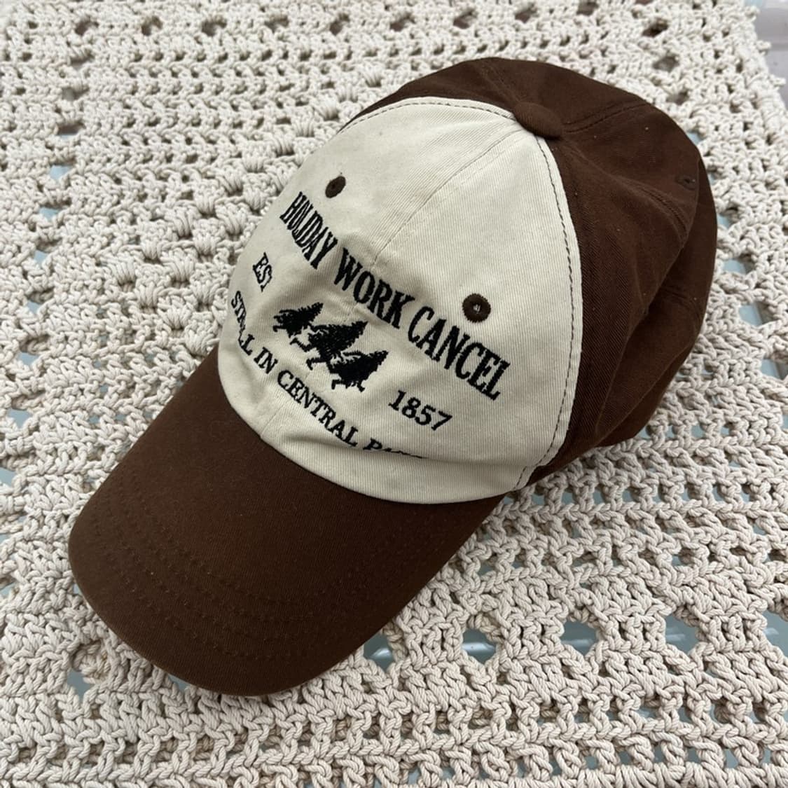 BAUF 바우프 캐주얼 Y2K 빈티지 자수패치 볼캡 C10205 상품이미지3