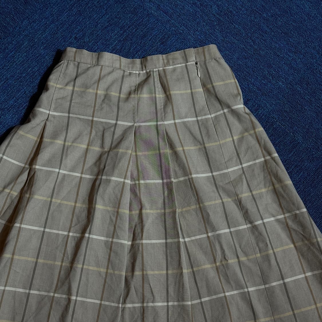 버버리 체크 미니스커트 상품이미지2