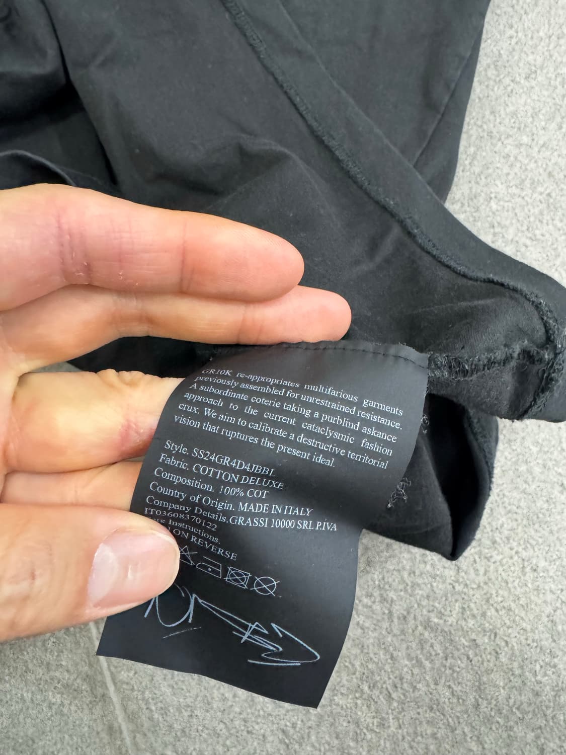 Gr10k 긴팔 티셔츠 L 상품이미지5