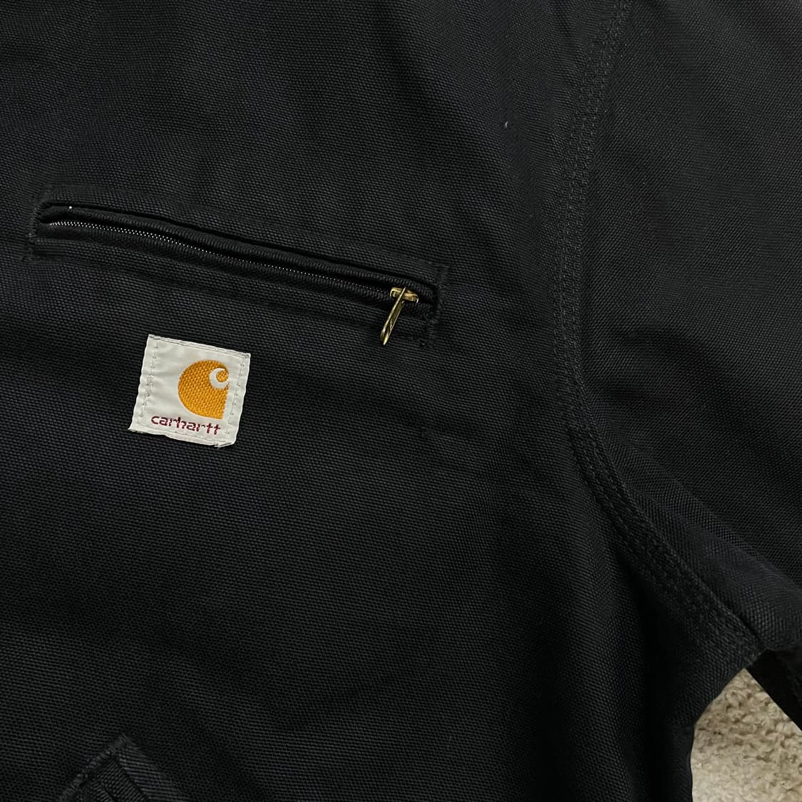 칼하트 Carhartt USA j001 디트로이트 자켓 블랙 상품이미지5