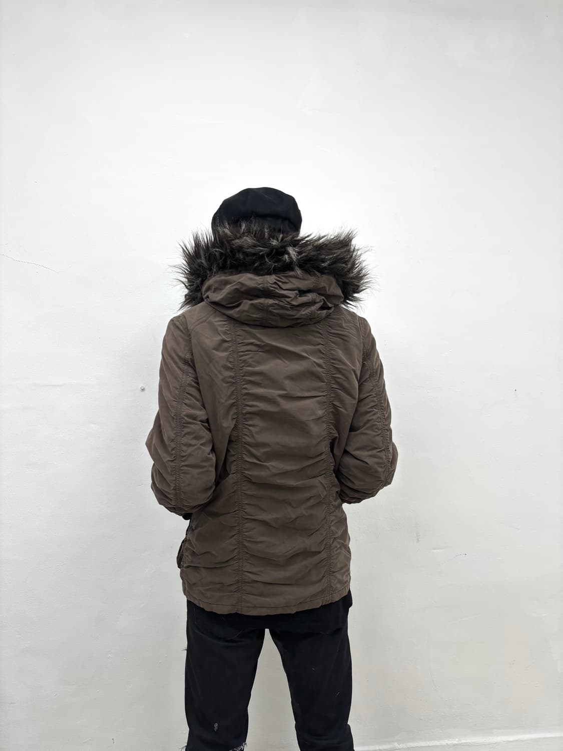 Spinash v-kei mood brown grunge fur jack 상품이미지8