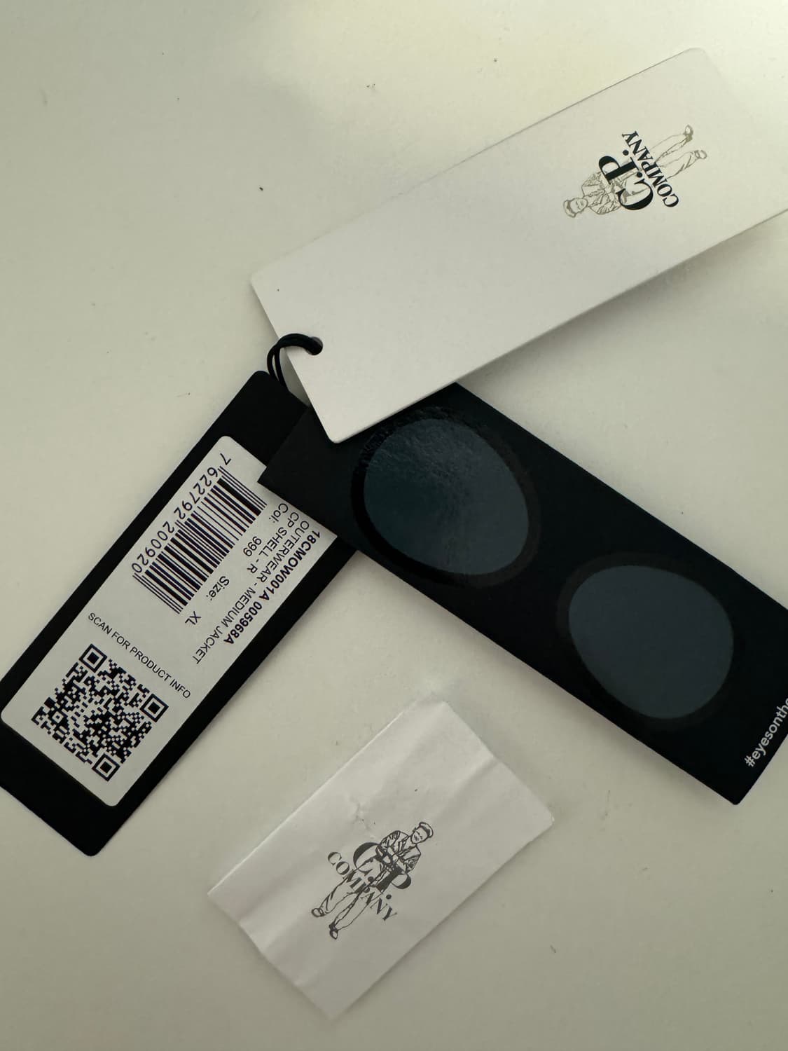 [XL] 25SS CP컴퍼니 소프트쉘 쉘R 고글 바람막이 블랙 판매 상품이미지6