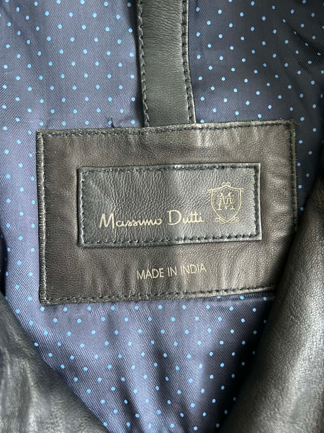 [S] 마시모두띠 비대칭 양가죽 슬림 라이더 자켓 상품이미지6