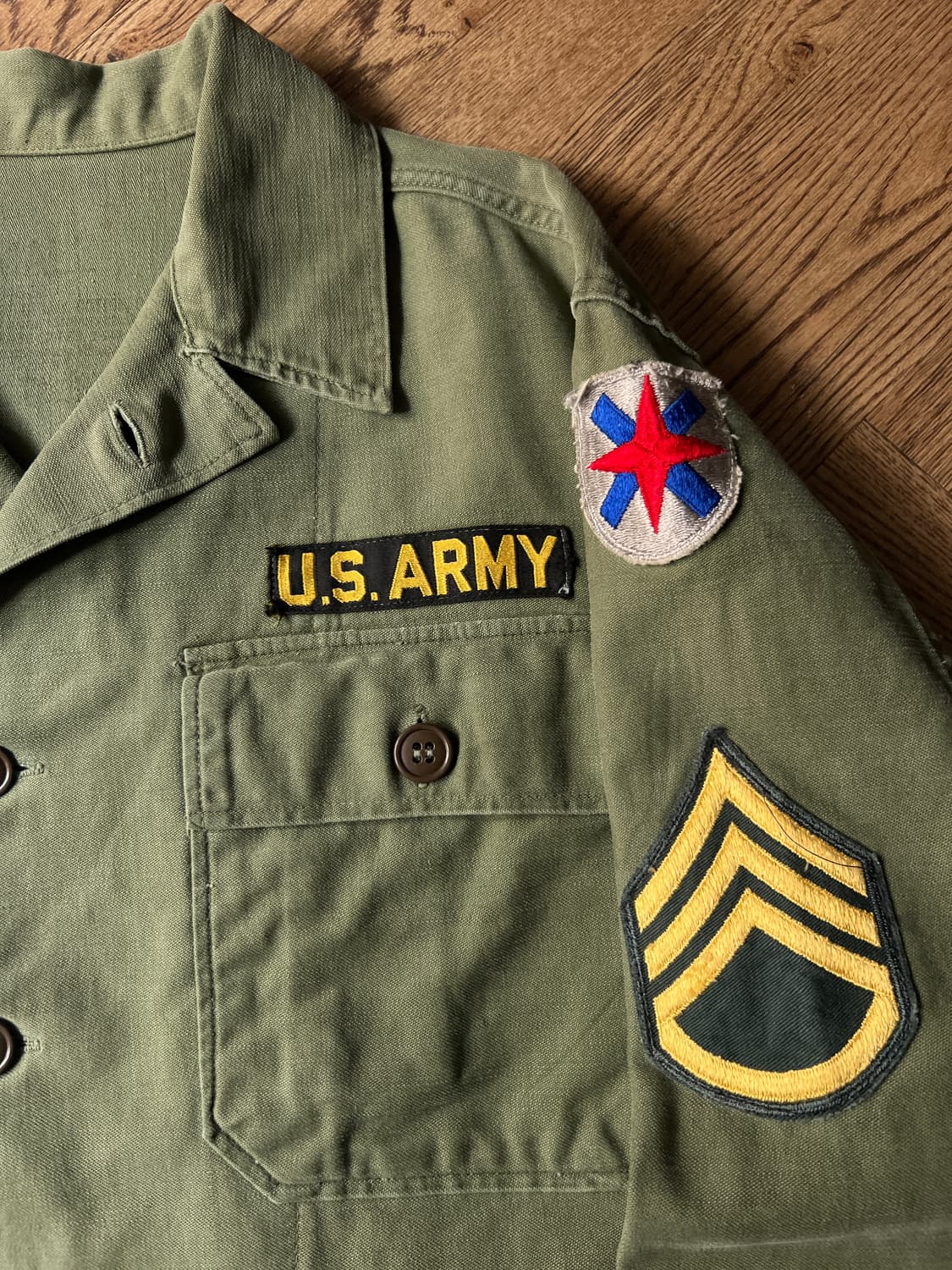 [S]50's 오리지널 U.S ARMY 1세대 OG-107셔츠 상품이미지4