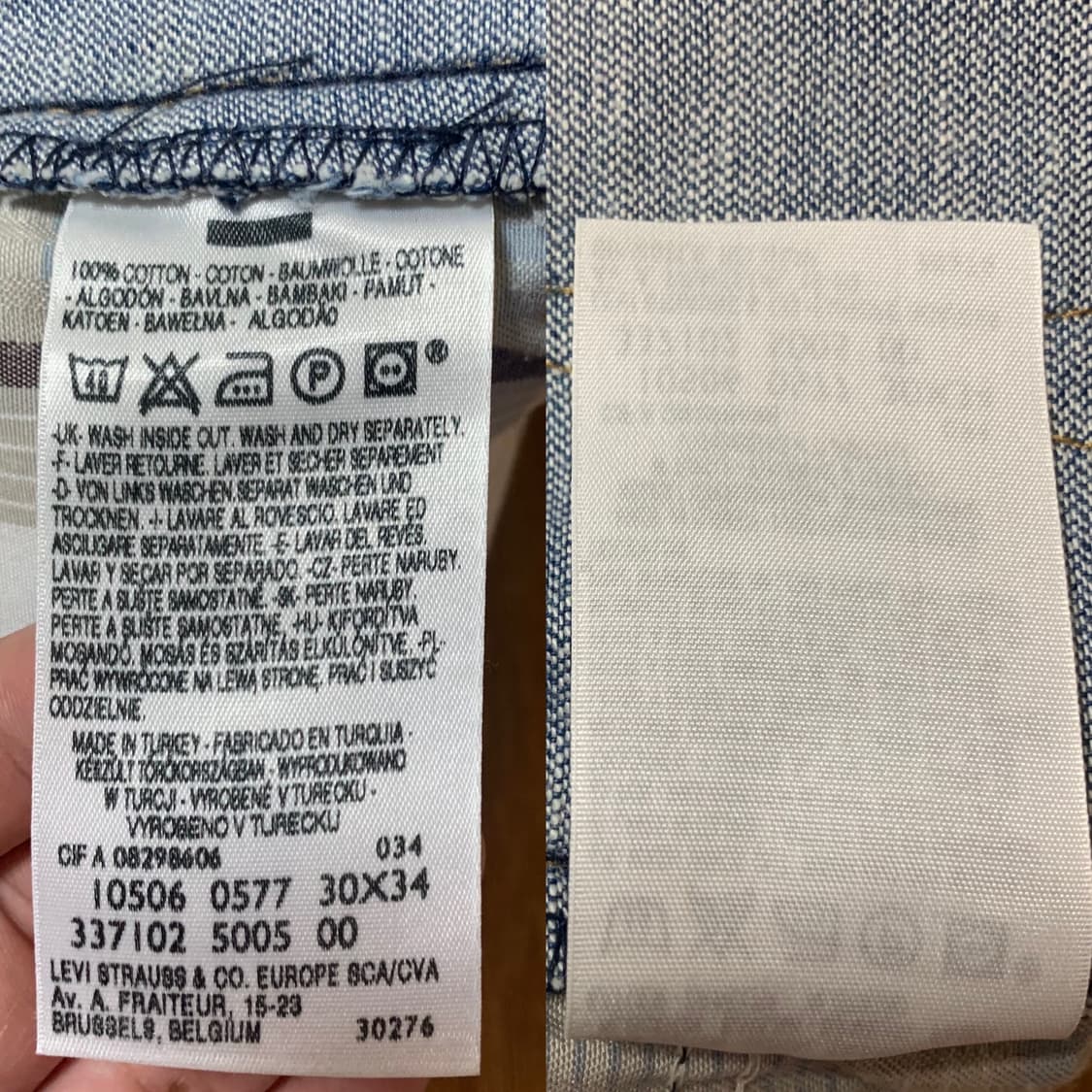 LEVIS DNA by LVC 리바이스 서스펜더 데님팬츠 상품이미지6