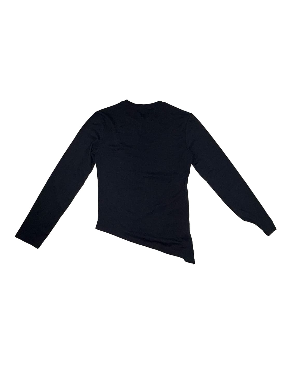 NOI361 프론트 슬릿 롱슬리브 (블랙) 상품이미지2