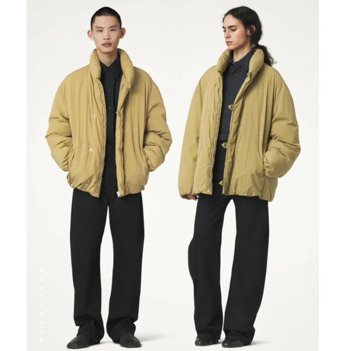 르메르 푸퍼 블루종 ochre khaki XS 판매합니다 상품이미지1
