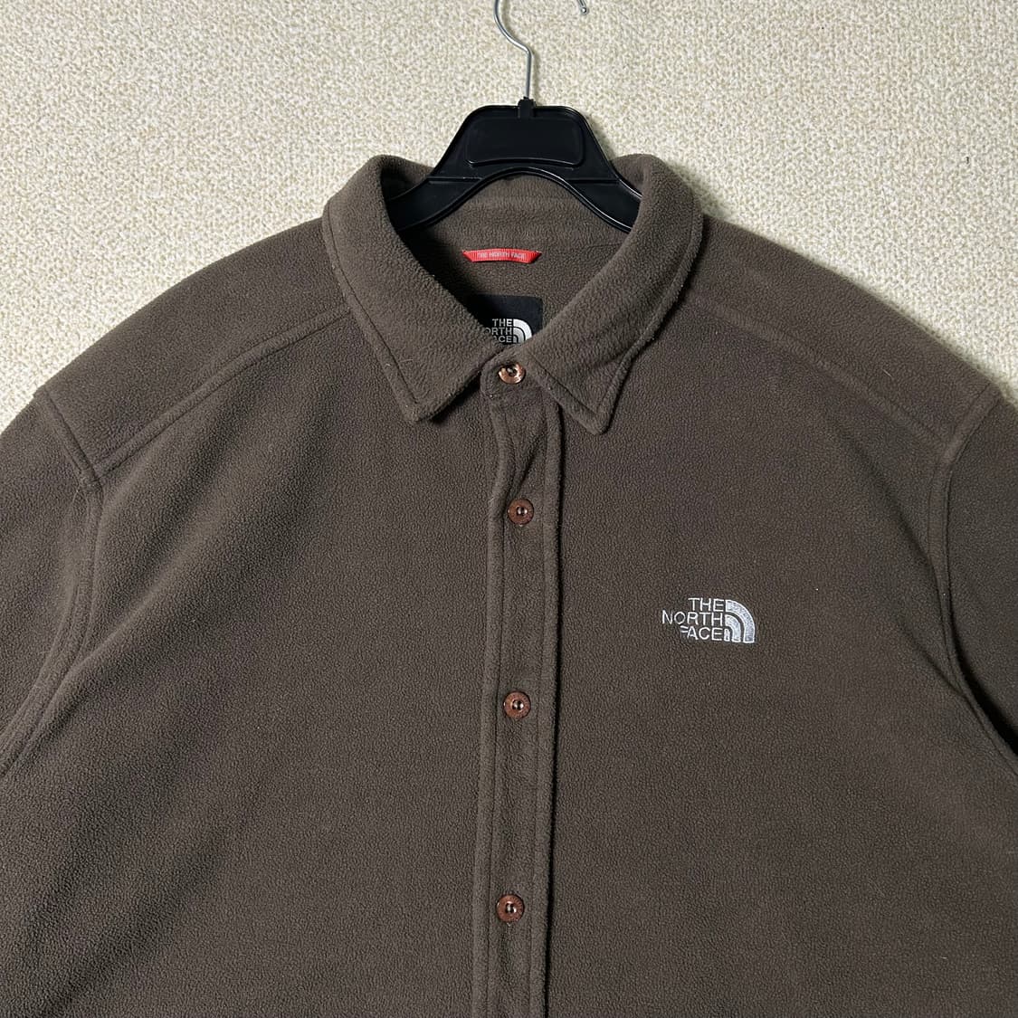 (L) 노스페이스 브라운 플리스 셔츠 상품이미지3