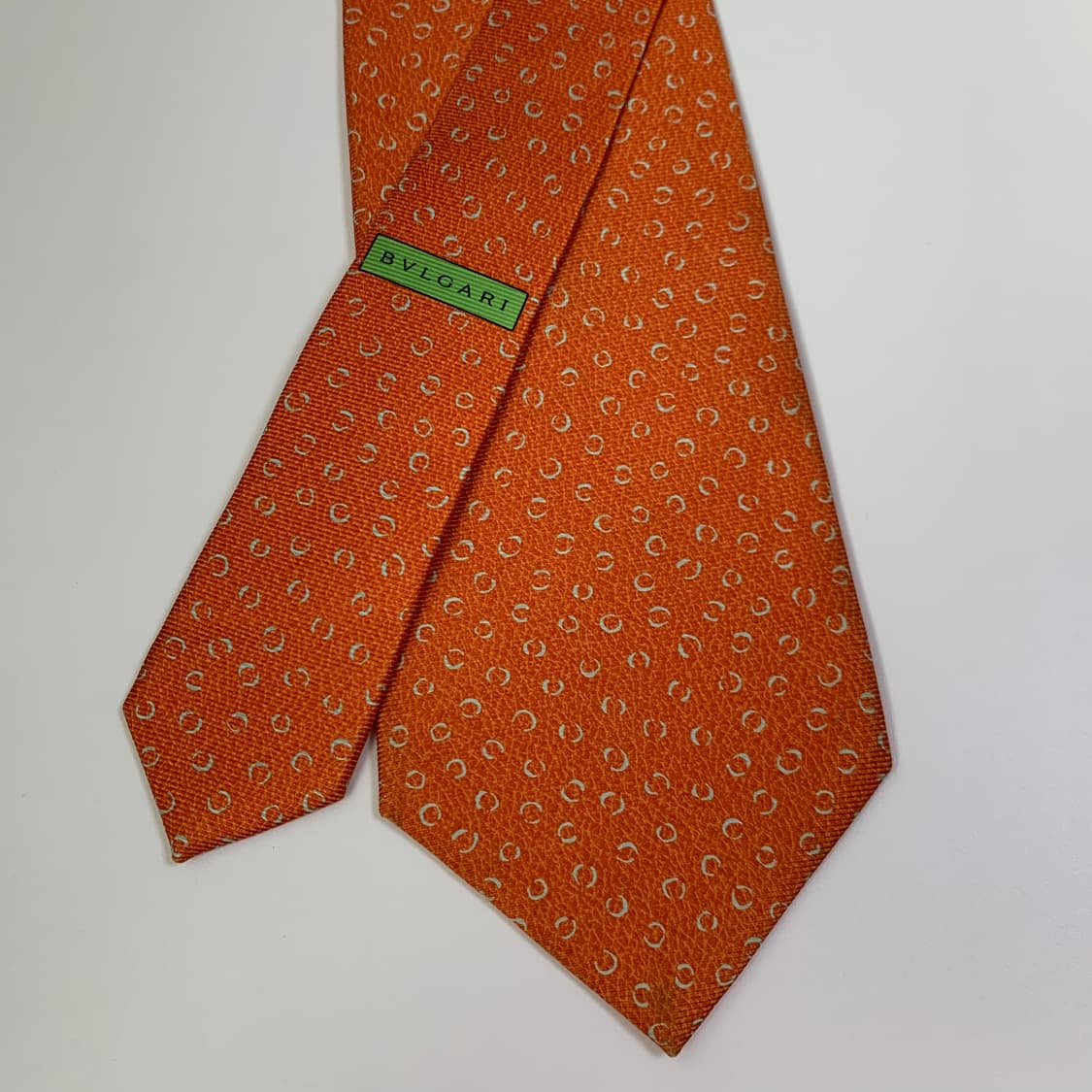 불가리(BVLGARI) 자카드 명품넥타이 100실크 A-A+등급 10cm 상품이미지4