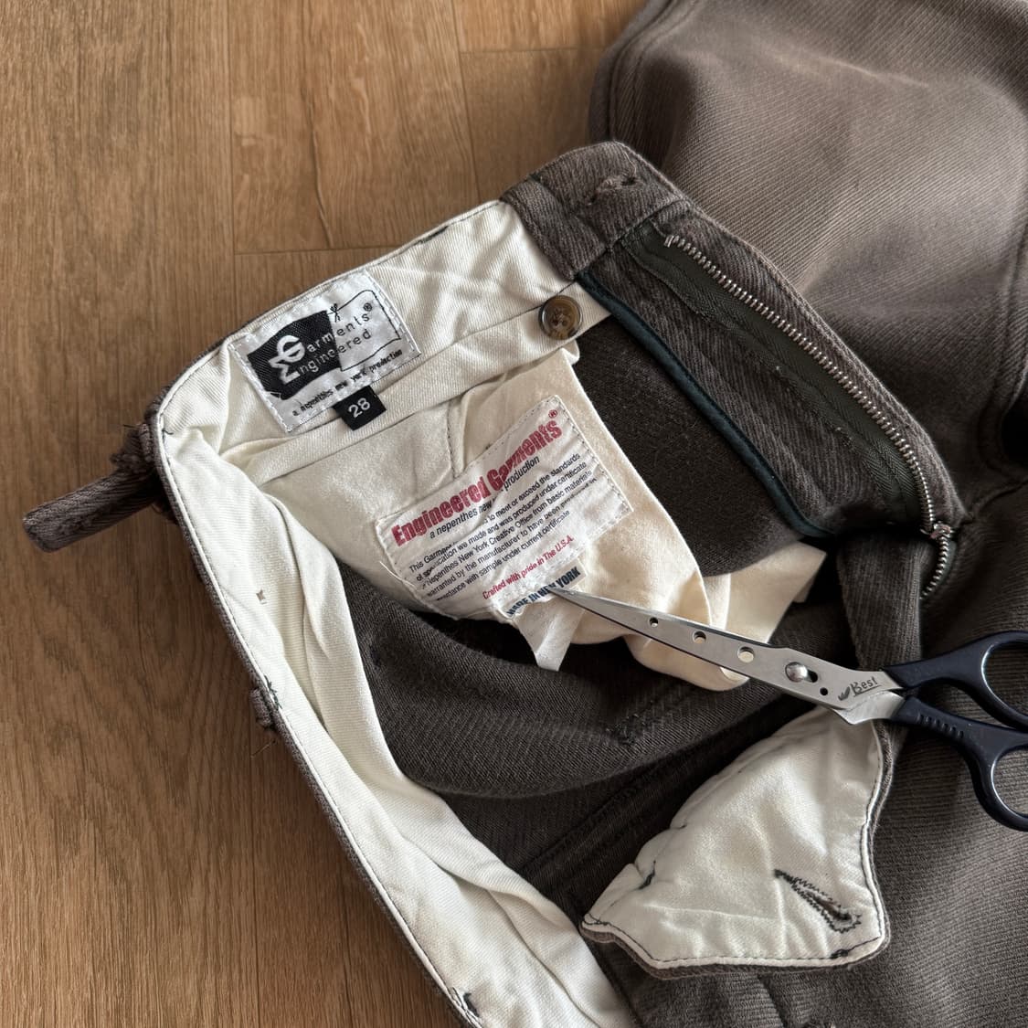 👖 (레어) 엔지니어드 가먼츠 헤비 몰스킨 치노 팬츠 상품이미지5