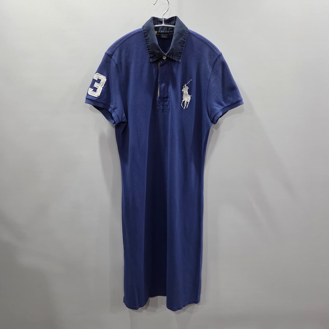 폴로랄프로렌 우먼 빅포니 피케 카라 원피스 L  상품이미지1