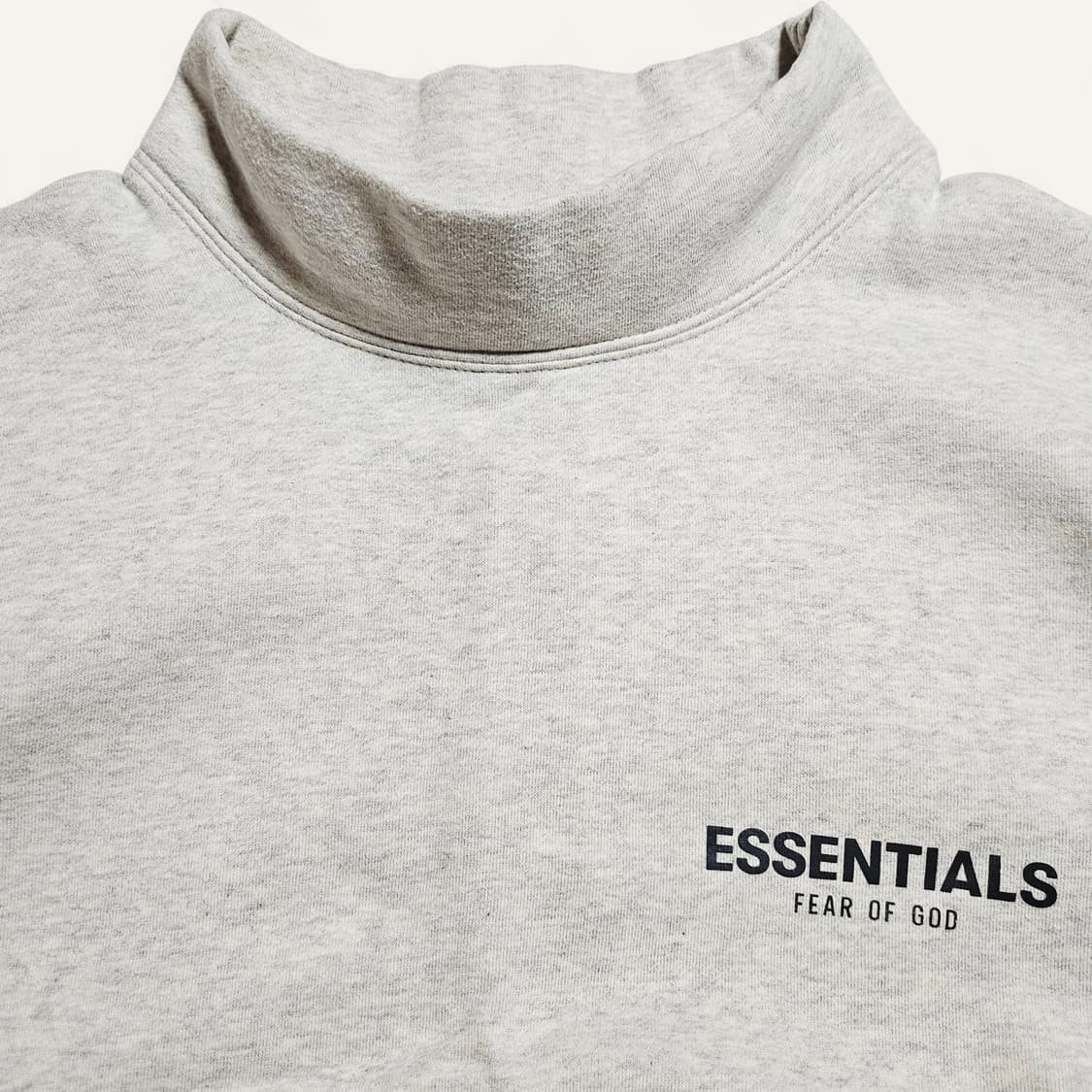 [S(105)][피오갓 에센셜]22FW 모크넥 리플렉티브 기모 스웨트셔츠 상품이미지3