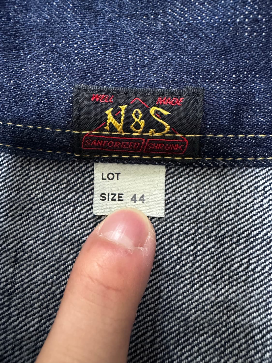 브론슨 101j cowboys jacket 셀비지 데님자켓 44 상품이미지4