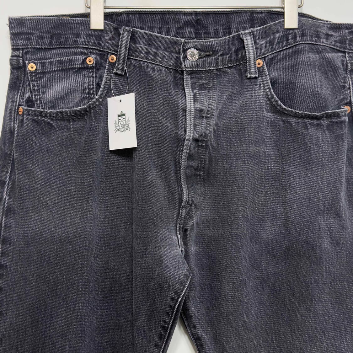 리바이스 501 흑청 데님팬츠 W38 L30 상품이미지2