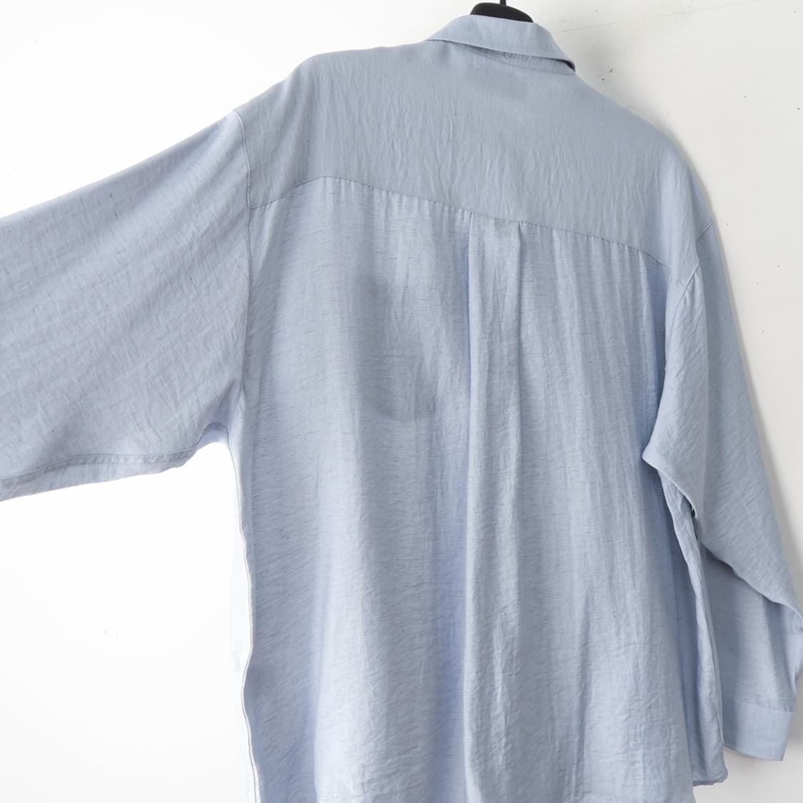 100/커스텀어클락 린넨 오버핏 롱 슬리브 셔츠 상품이미지3