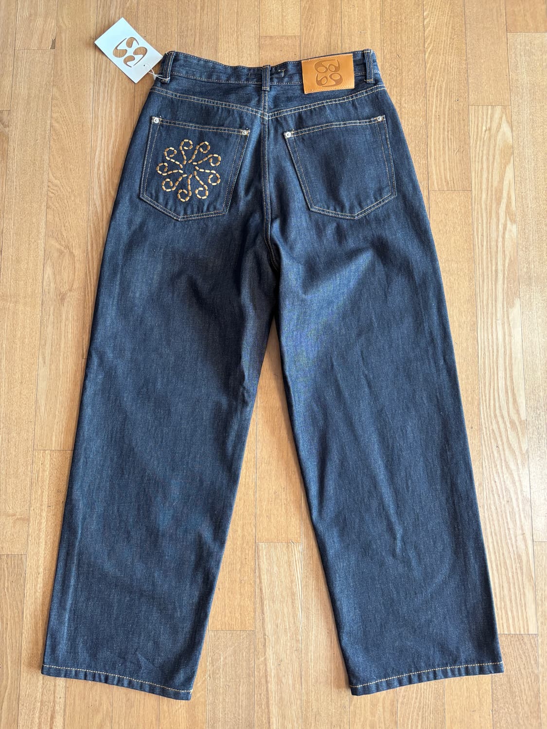 9999아카이브 링킹 와이드 데님팬츠 상품이미지3