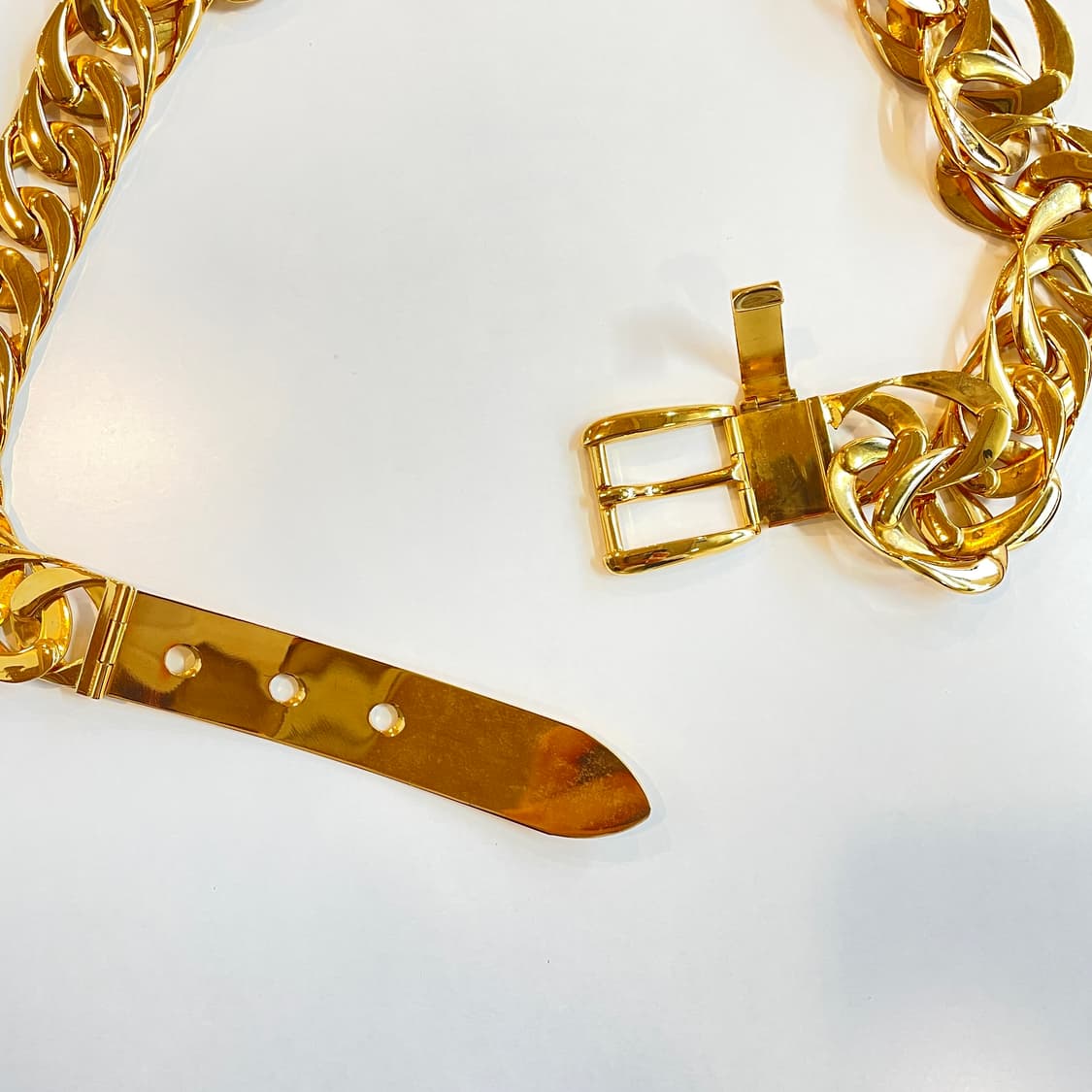 희귀)구찌 골드 체인 벨트 상품이미지3