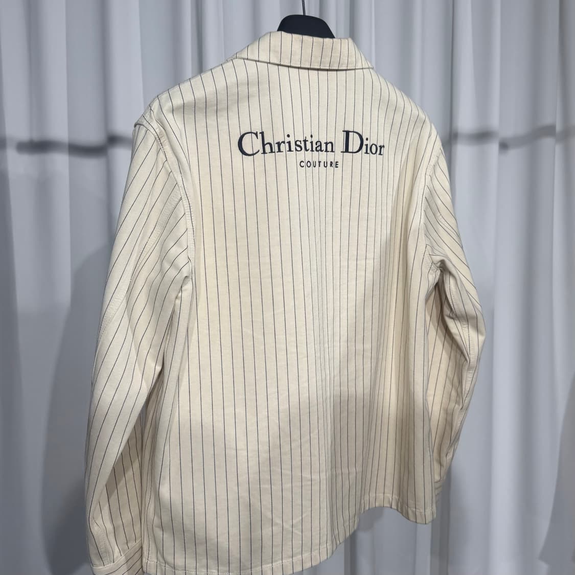 디올 꾸뛰르 스트라이프 로고 자수 셋업 상품이미지4