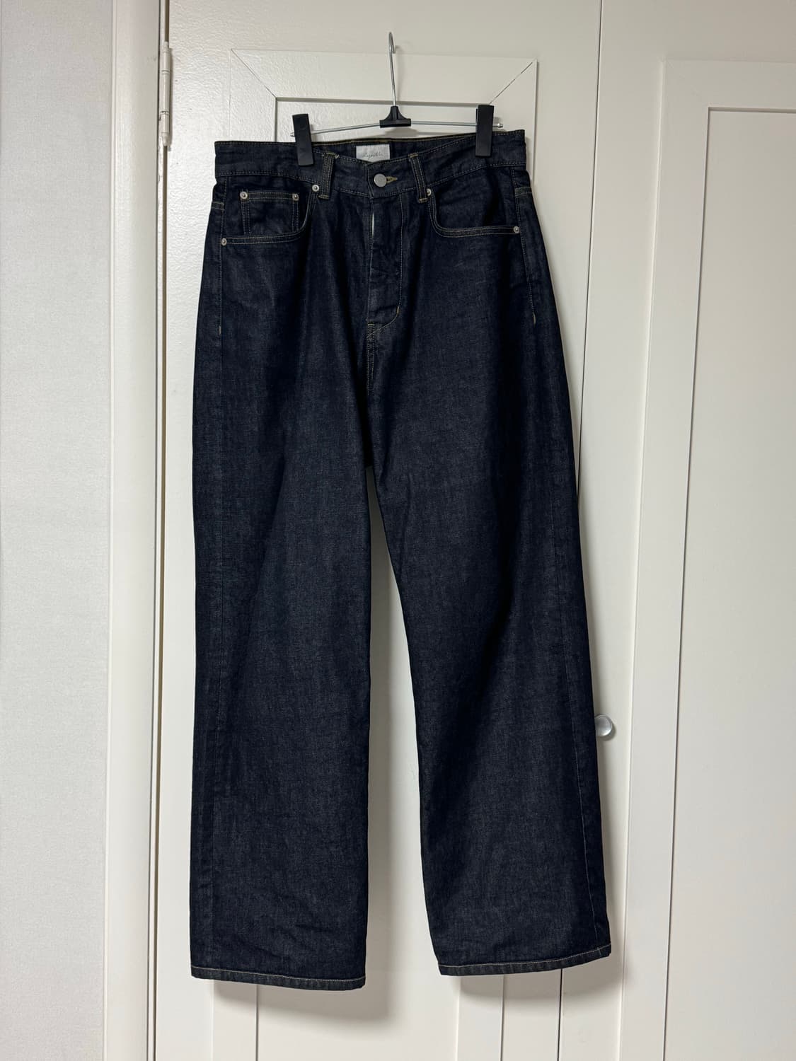 유스 와이드 생지데님 one wash M 롱 버전(32/32) 상품이미지1