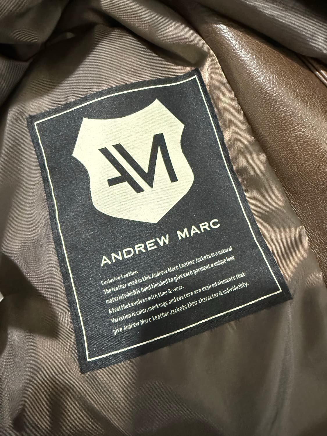 Andrew marc 앤드류마크 양가죽 포켓 레더자켓 상품이미지4