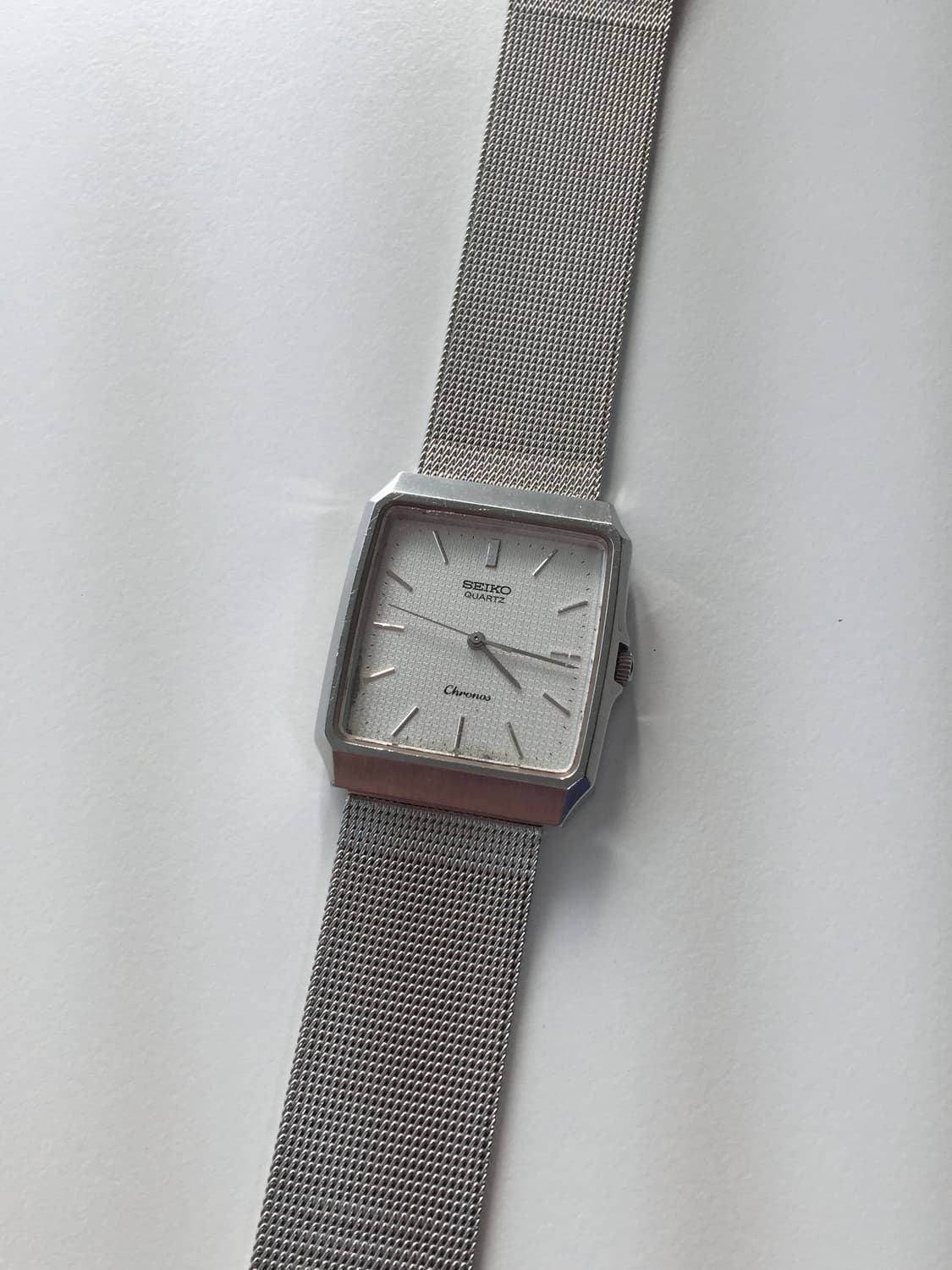 80s seiko chronos slim square quartz 상품이미지9