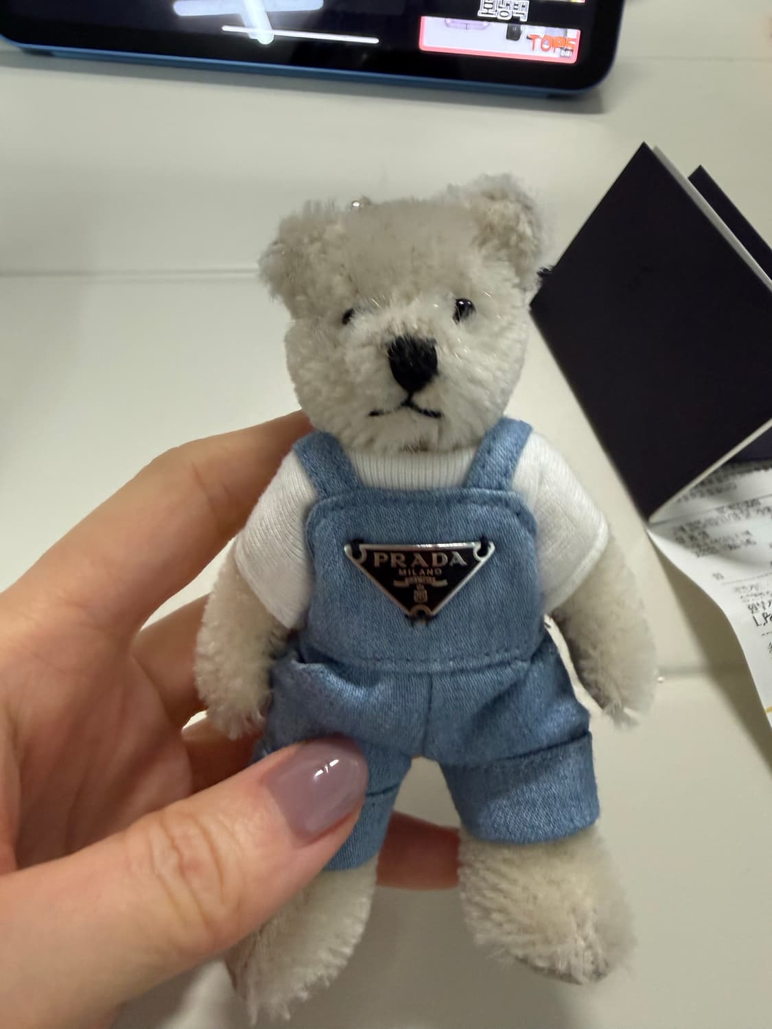 프라다 곰돌이 키링 풀박스 (구매영수증) 상품이미지1