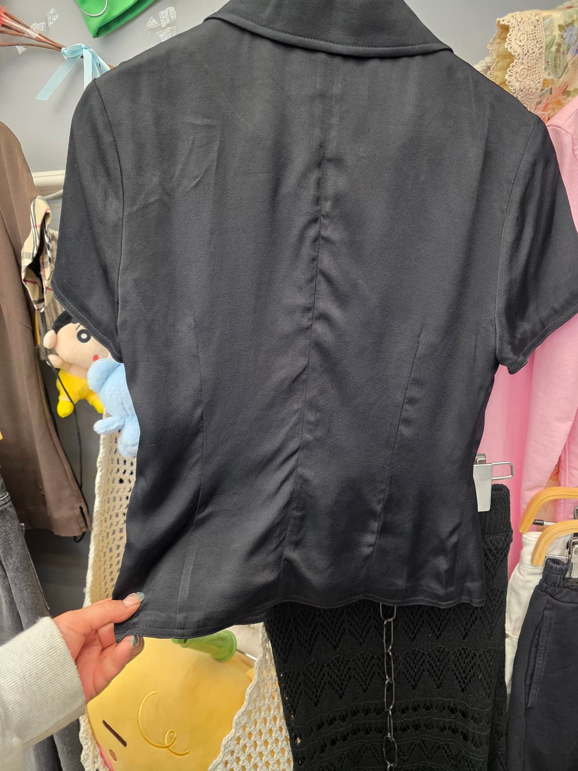 새상품 유라고 URAGO 카라 반팔 S 상품이미지3