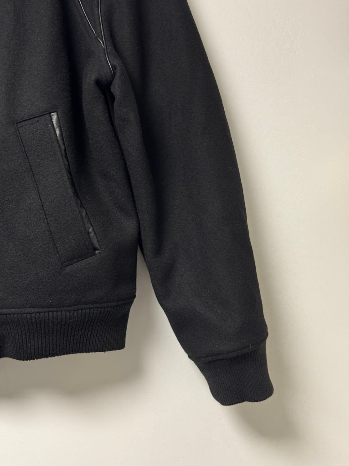 던스트 울 바시티 자켓 블랙 L 상품이미지3