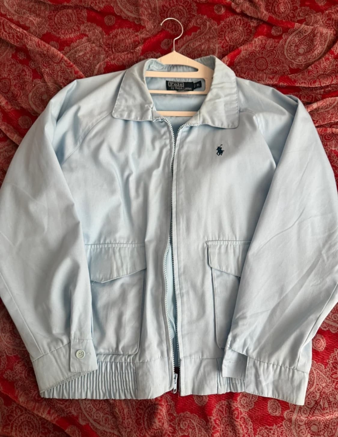 폴로 랄프로렌 블루종 자켓 XL 하늘색  상품이미지2