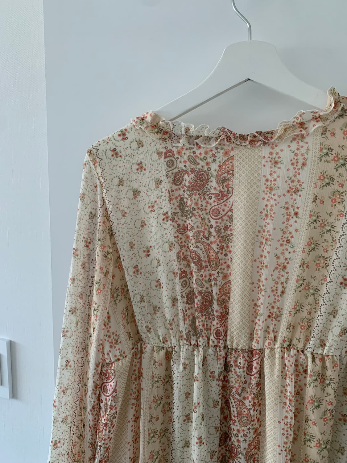 플라워 프린팅 블라우스 상품이미지7