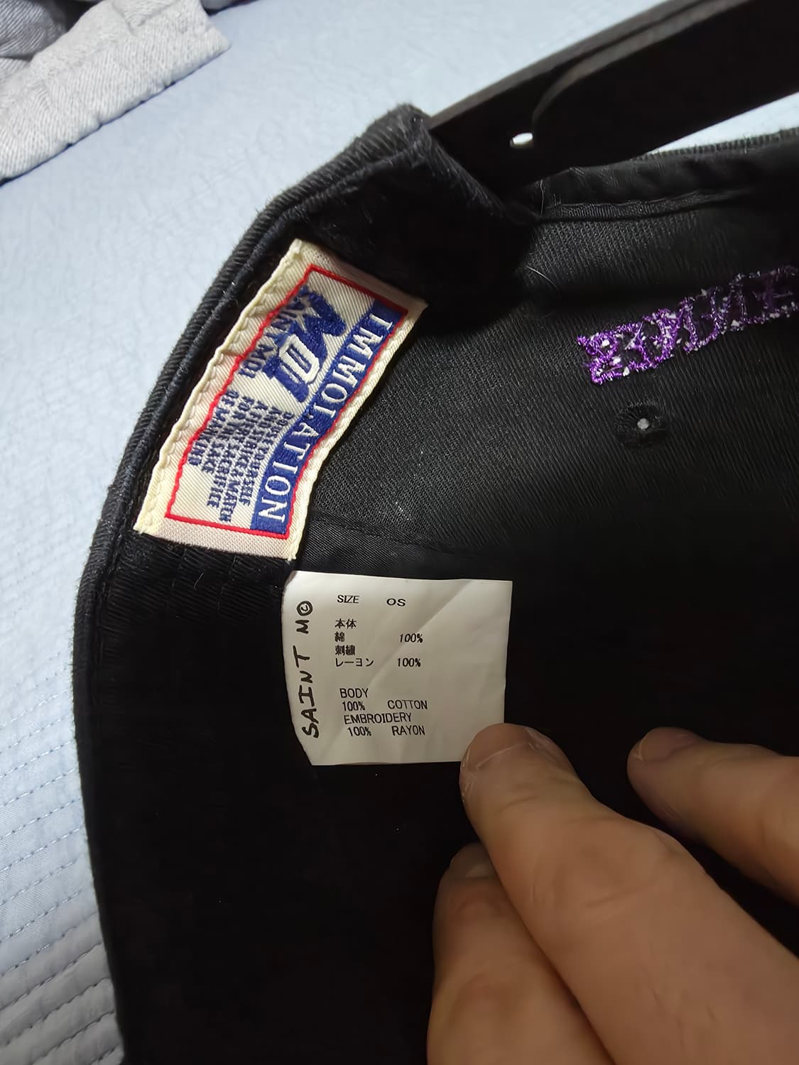 세인트미카엘 25aw 시너샤인 캡 모자 상품이미지2