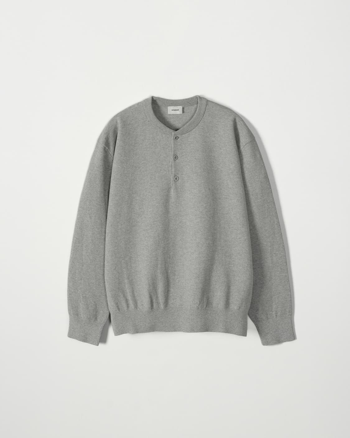 [새상품, 3(105)] 인더로우 헨리넥 니트 상품이미지1