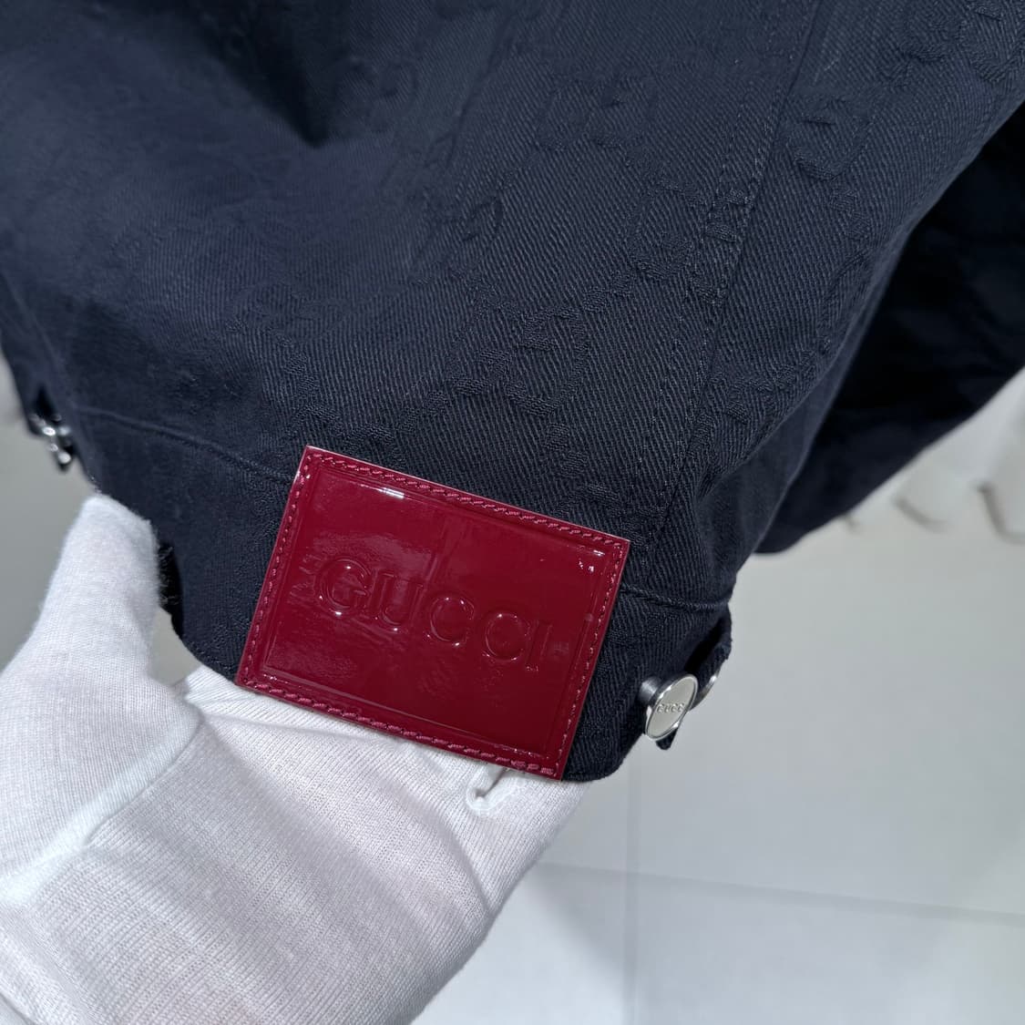 48 / 구찌 GG모노그램 자카드 블랙 신상 자켓 /25FW 상품이미지5