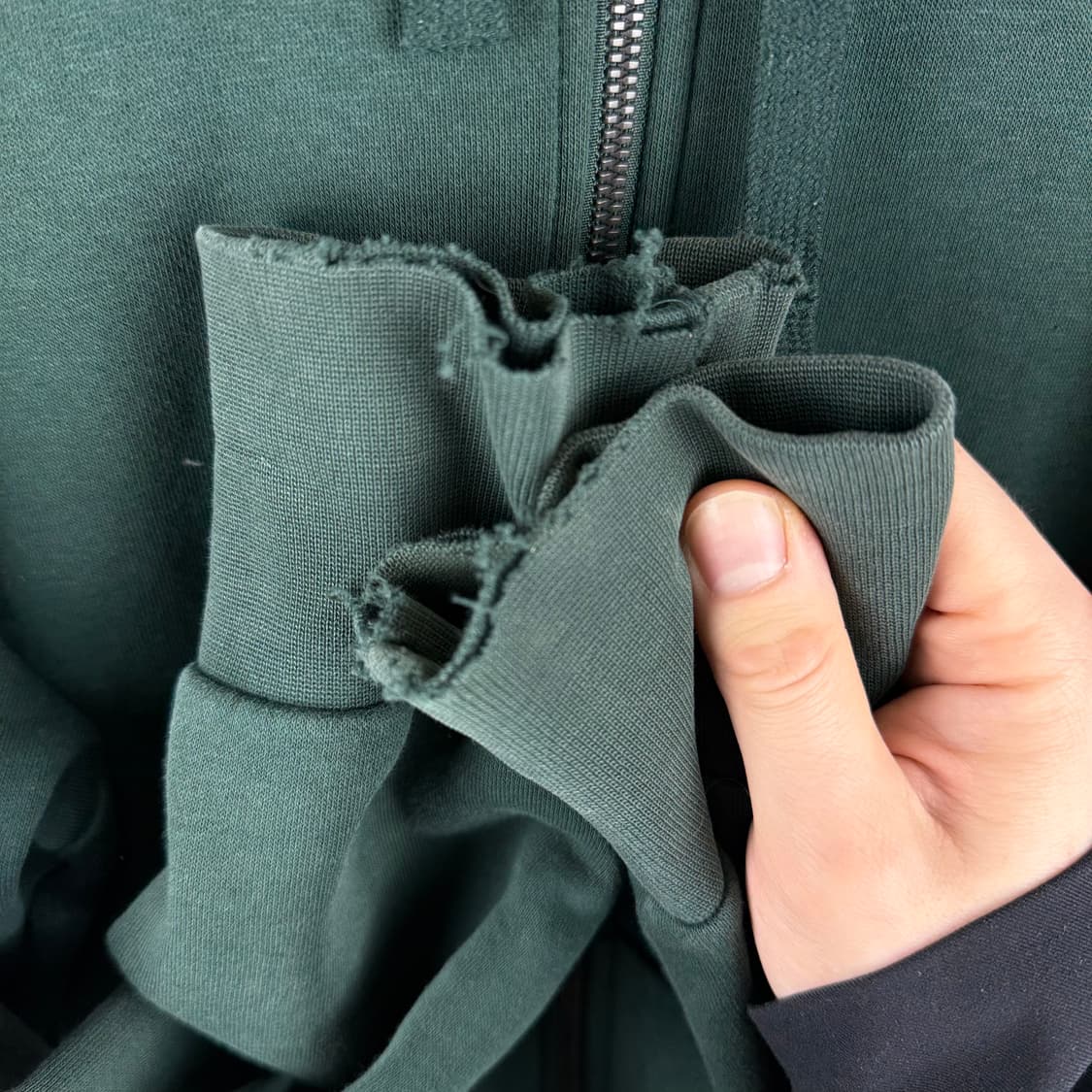 F) 아디다스 퍼포먼스 기모 후드집업 그린 상품이미지4