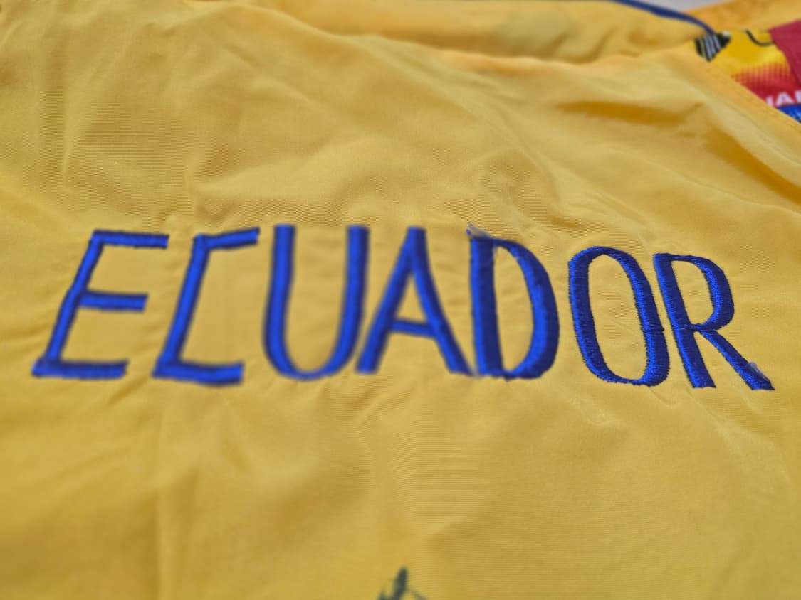 2002 한일 월드컵 에콰도르 국가대표 싸인 자켓 L 상품이미지6