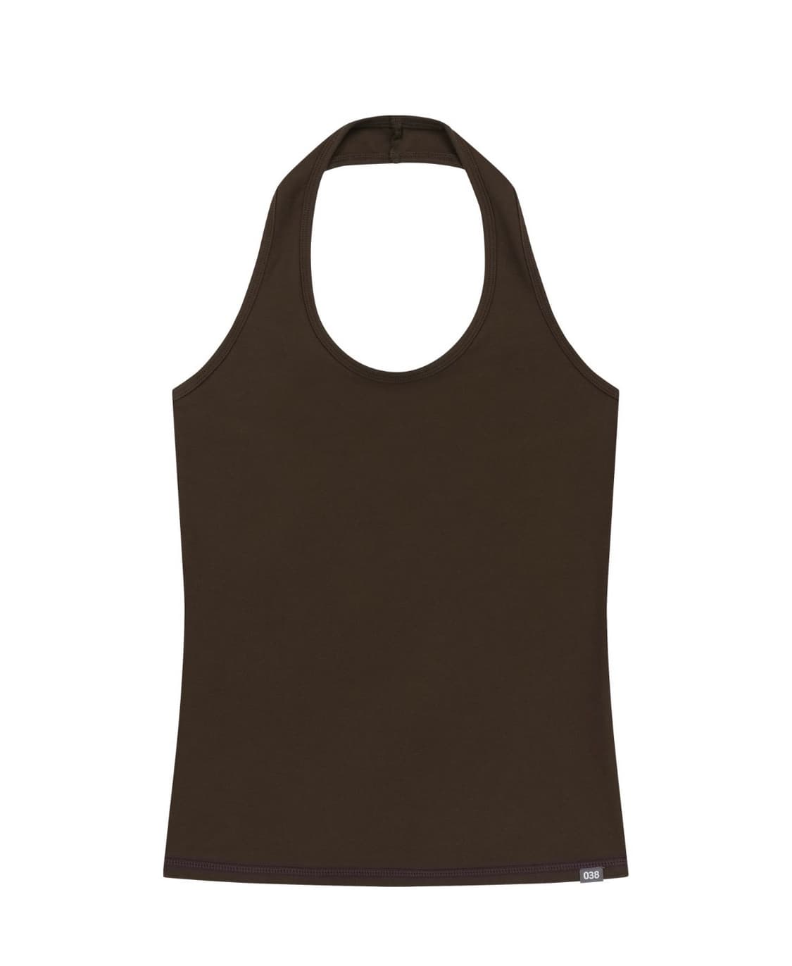 [구해요] 038 HALTER NECK SLEEVELESS BROWN M 상품이미지1