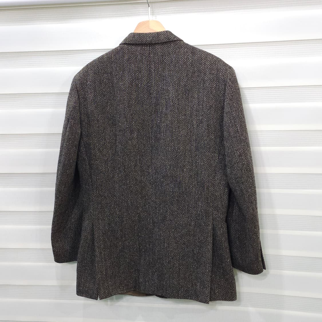 JAPAN 빈티지 헤링본울 2버튼 자켓- M 상품이미지6