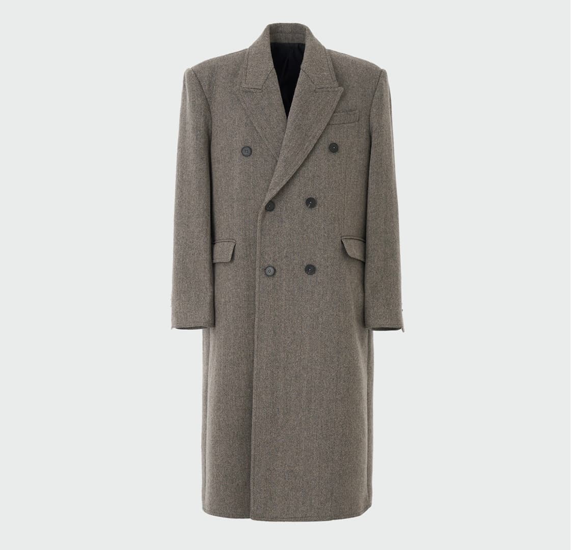 엘무드 엘르 하우스 더블 코트 롱코트 상품이미지1