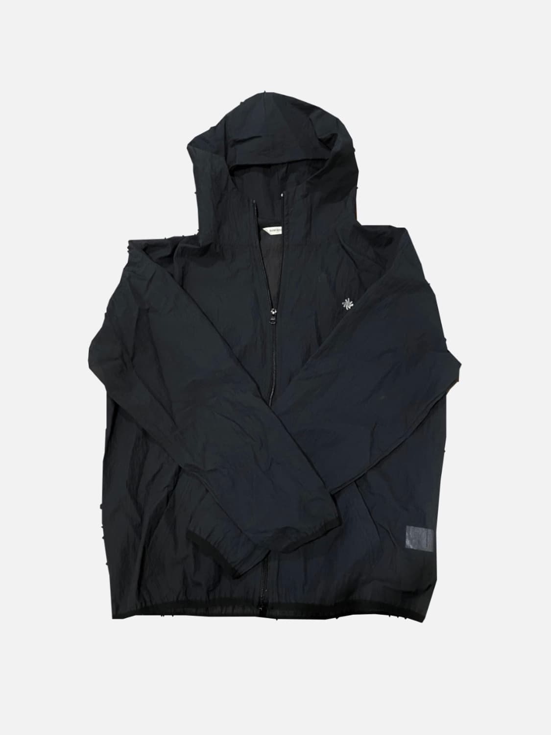 슬로우레코드하우스 메쉬 라이트웨이트 자켓 블랙 바람막이 상품이미지2