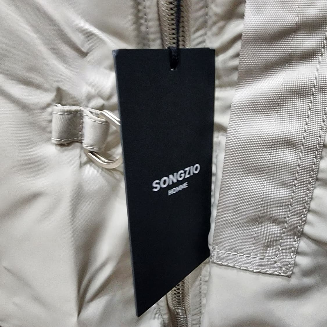 송지오 옴므 후드 MA-1 자켓 46 새제품 택O 상품이미지3