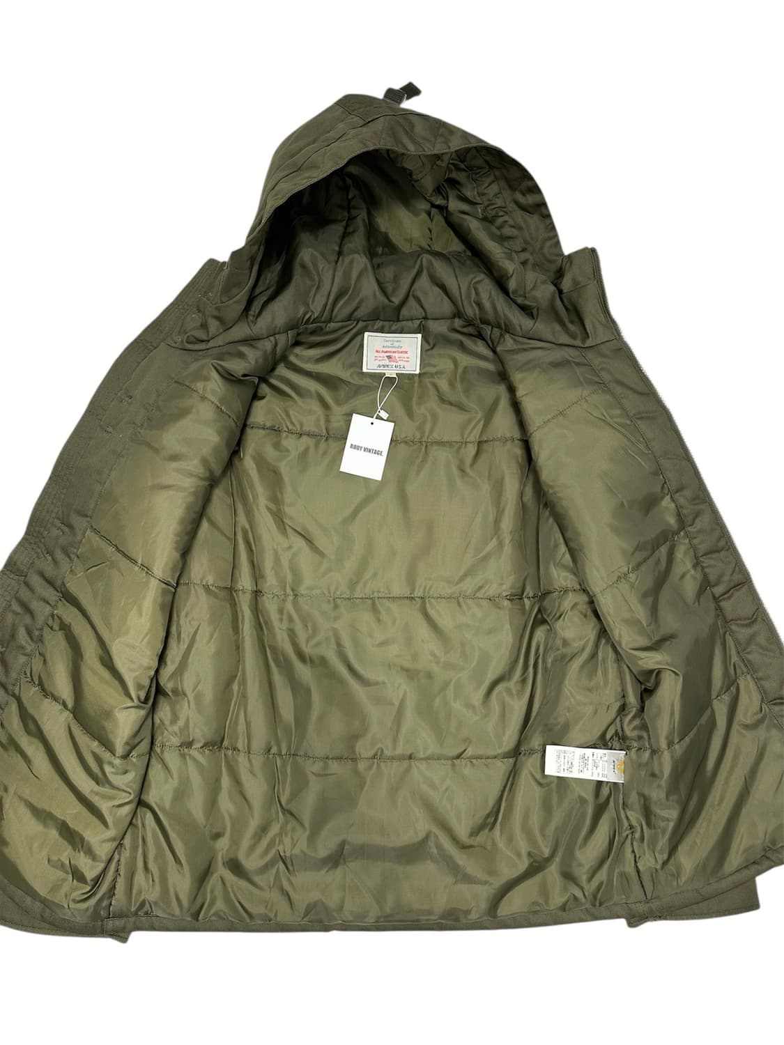Avirex Field Hooded Jacket (Khaki) 상품이미지7
