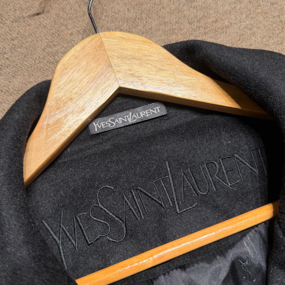 YSL 입생로랑 캐시미어 롱 코트 L 105 상품이미지3