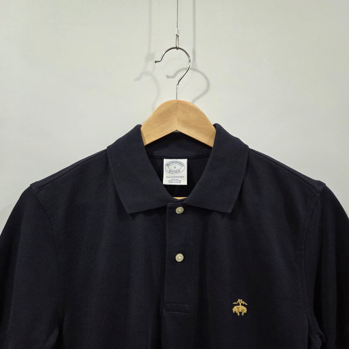 브룩스브라더스 피케 반팔 카라티 S 상품이미지2