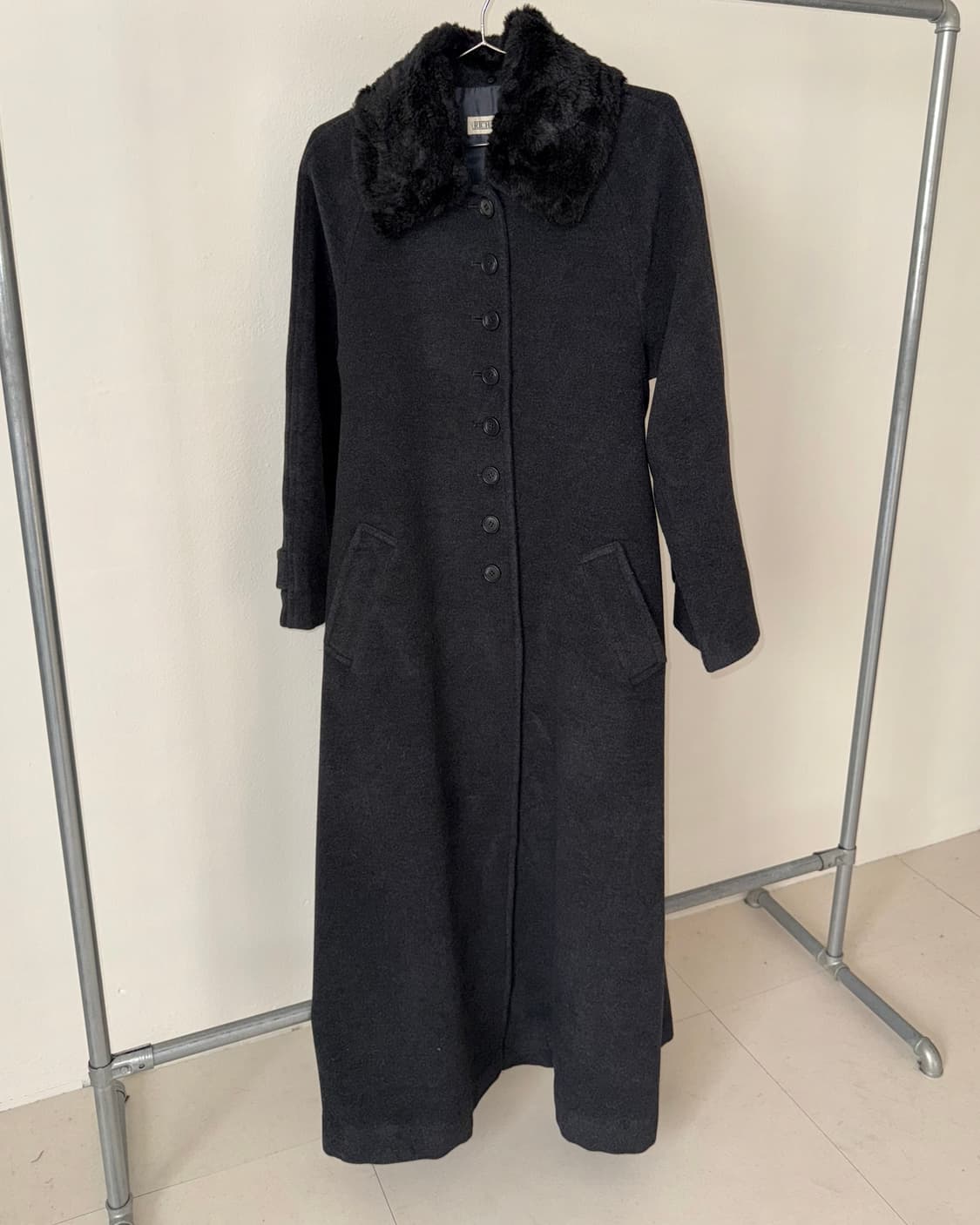 빈티지 맥시 울 코트 상품이미지8